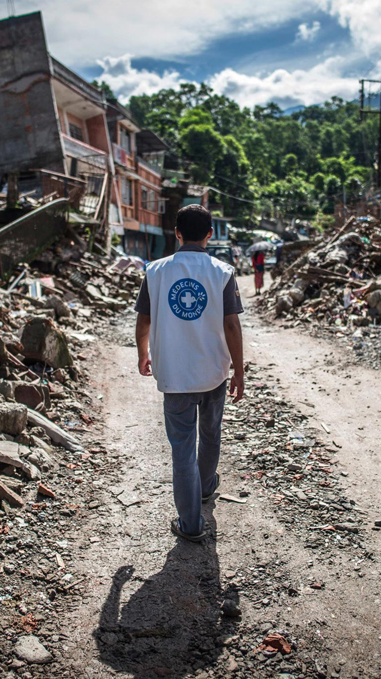 NEPAL, SINDHUPALCHOK DISTRICT, 2015 : Reconstruction après le tremblement de terre. Le 22 juillet 2015. PHOTO OLIVIER PAPEGNIES / COLLECTIF HUMA