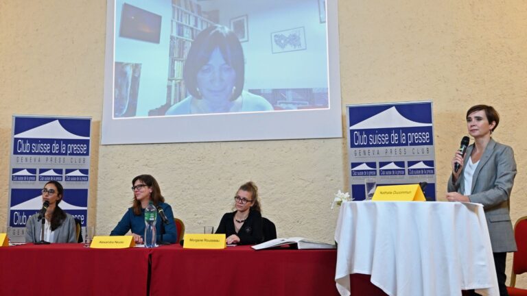 Table Ronde : violences basées sur le genre. 30 septembre 2021. Club suisse de la presse, Gèneve.